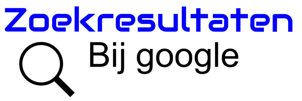 zoekresultaten bij google